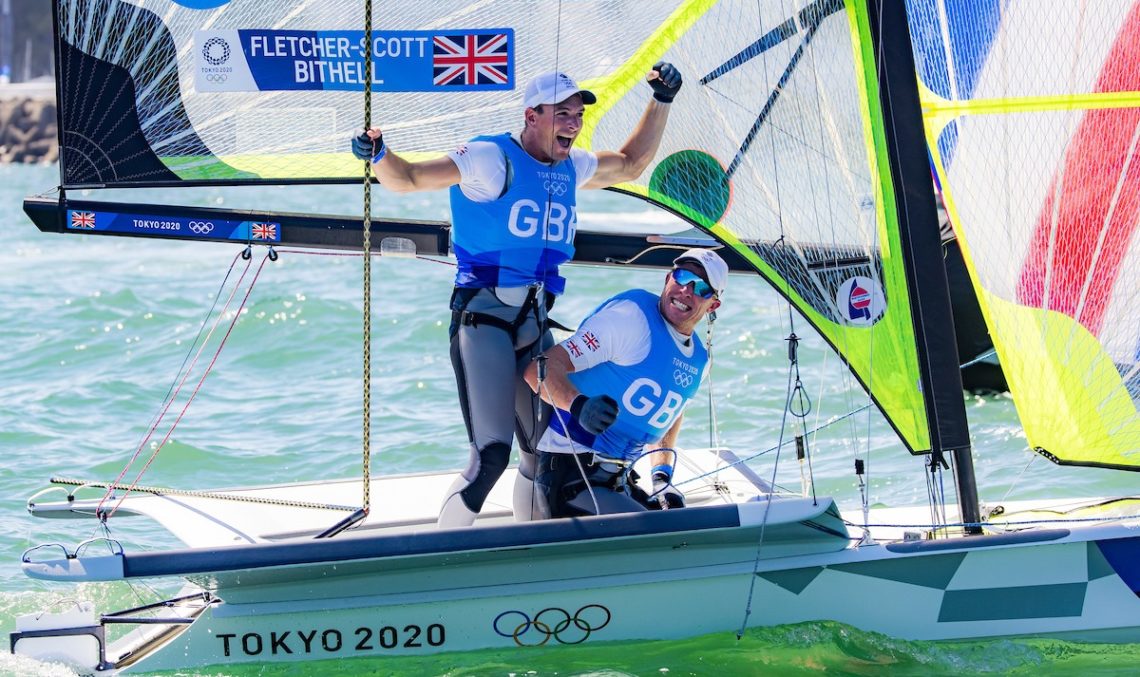 Dylan Fletcher и Stuart Bithell (Великобритания) - Олимпийские Чемпионы 2020 в классе 49er (мужчины)