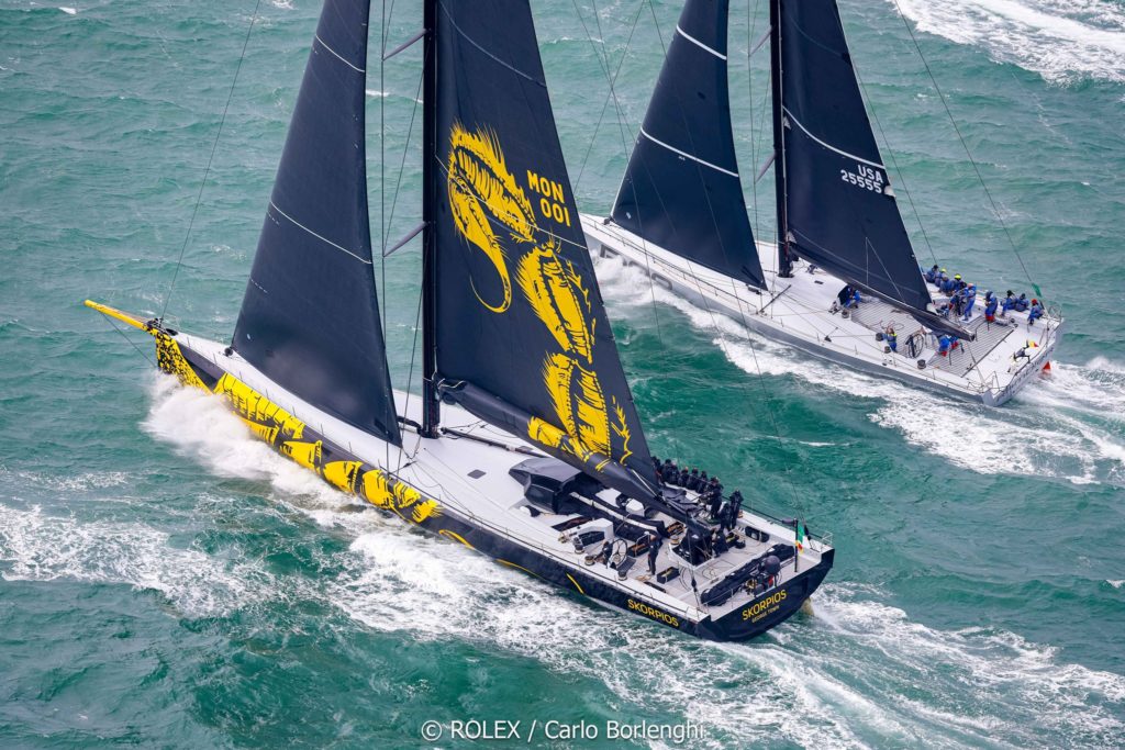 Историческое участие яхты Scorpios в гонке Rolex Fastnet Race 2021 