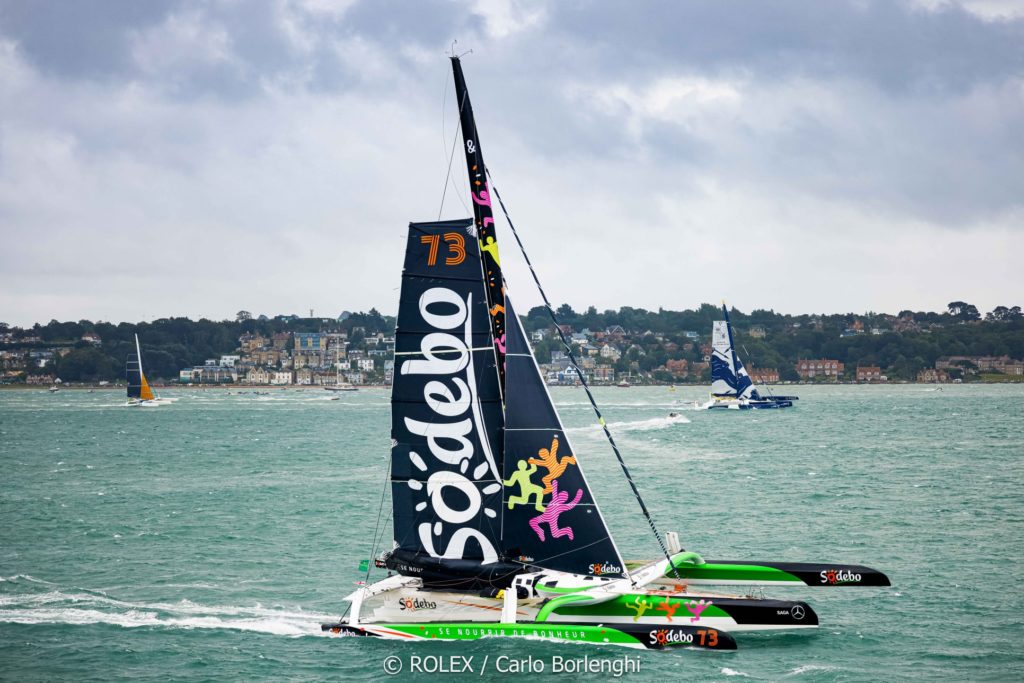Первые лодки, финишировавшие в 49-й гонке Rolex Fastnet Race