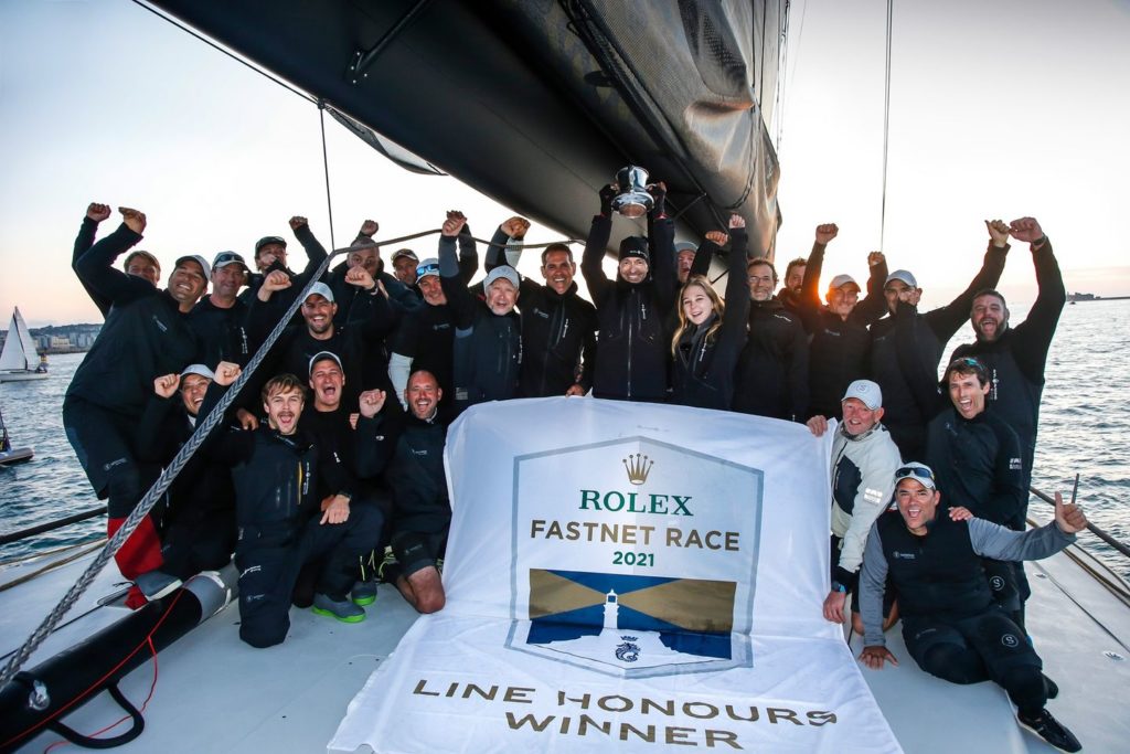Историческое участие яхты Scorpios в гонке Rolex Fastnet Race 2021 